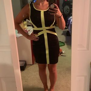 Black mini tank dress